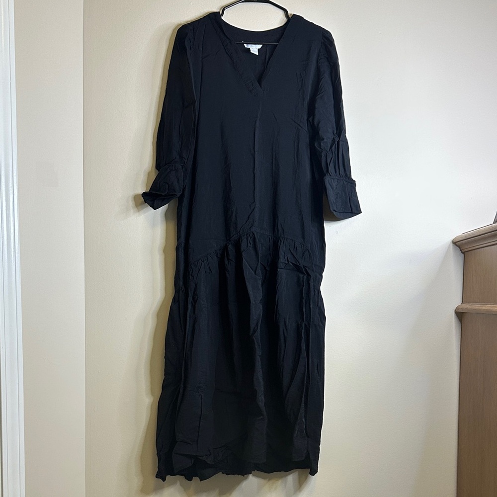 H&M Black Long Sleeve Dress